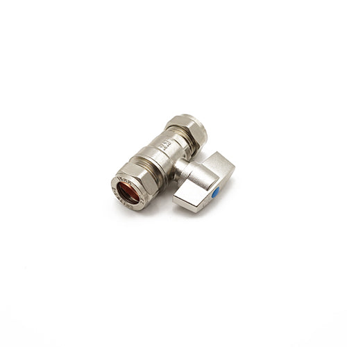IsoPlus full feature isolation valve 15mm chrome