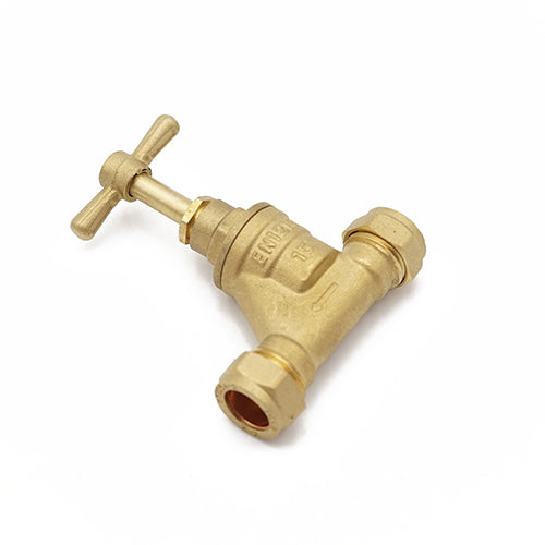 VS brass stopcock 15mm BS1010
