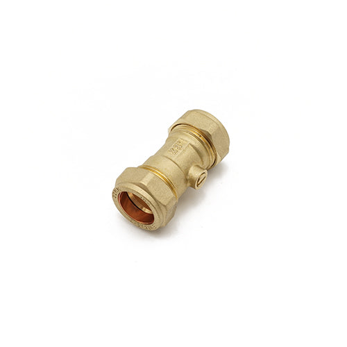 Isolating valve 22mm brass WRAS