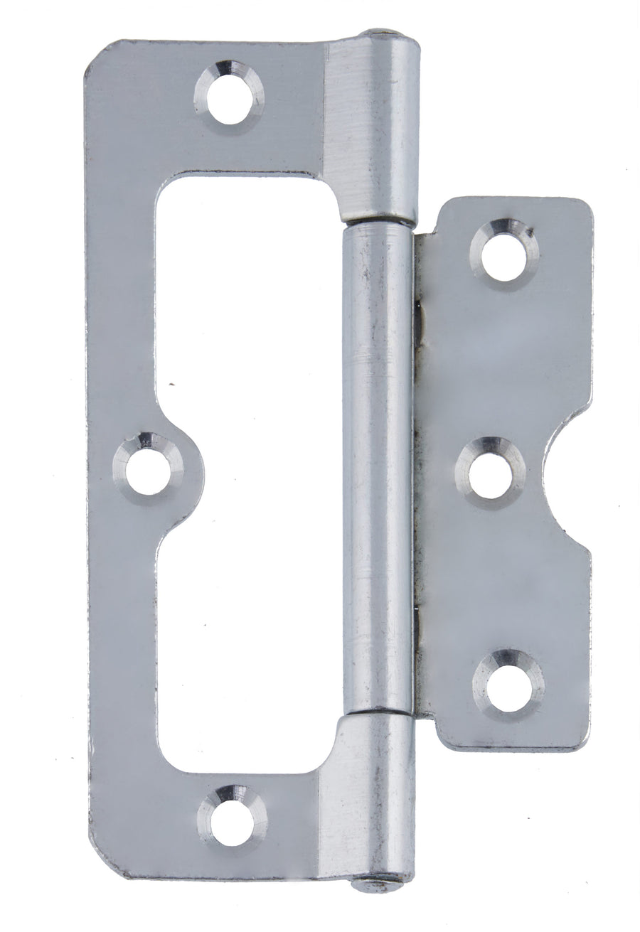 HINGES  100mm BZP Steel  Fixed Pin  (Pair)