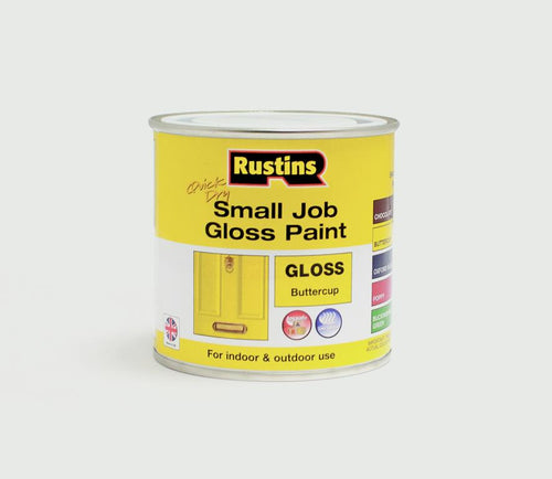RUSTINS SMALL JOB GLOSS BUTTERCUP