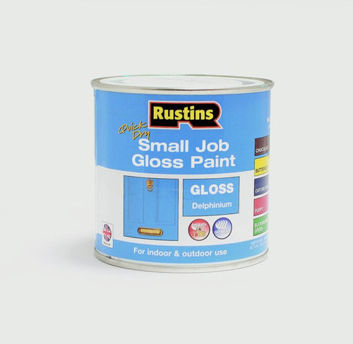 RUSTINS SMALL JOB GLOSS DELPHINIUM