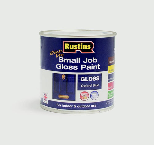 RUSTINS SMALL JOB GLOSS OXFORD BLUE