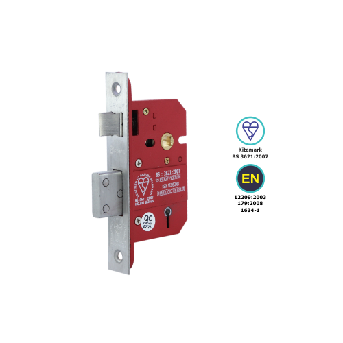 SASH LOCK 5 LEVER BS3621   63MM S/S