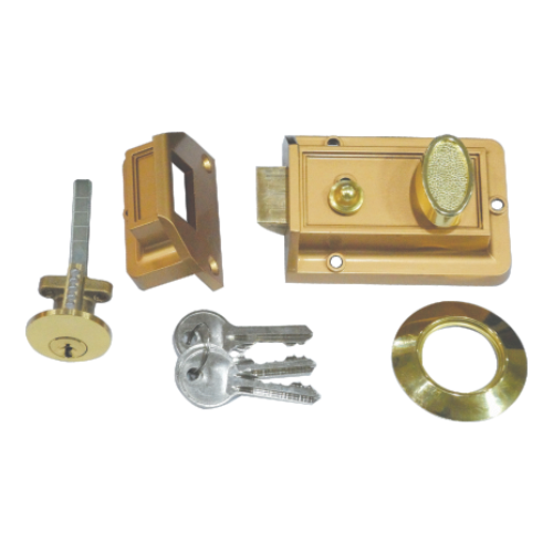 NIGHT LATCH BIRD TYPE   60MM ROSEGOLD/BRASS