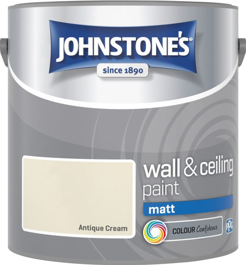 JOHNSTONES VINYL MATT ANTIQUE CREAM