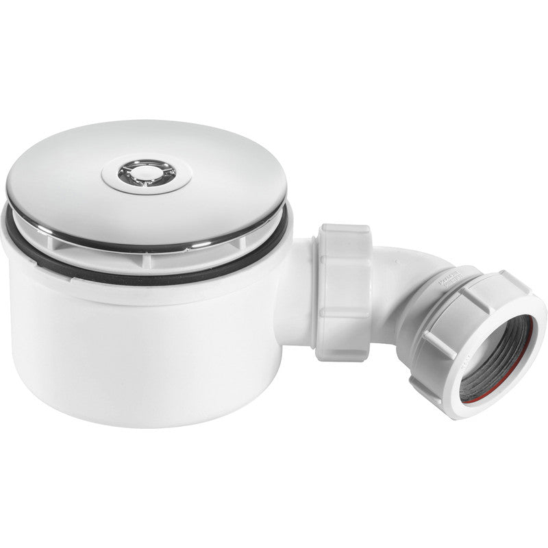McAlpine 900mm Shower Trap 50mm Water Seal CP Brass Dome 70mm Height