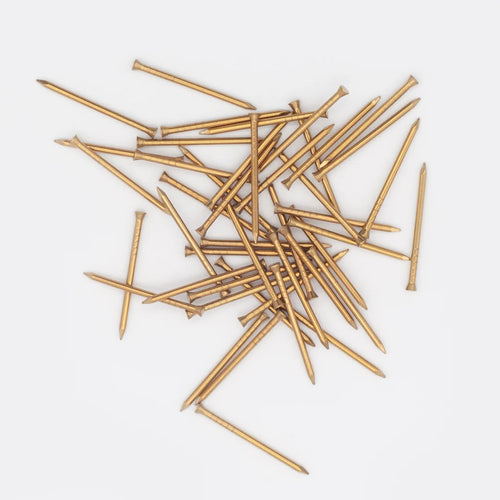 Panel Pins Brass 25mm 15g