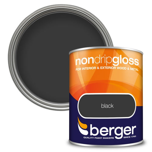 BERGER NON DRIP GLOSS BLACK