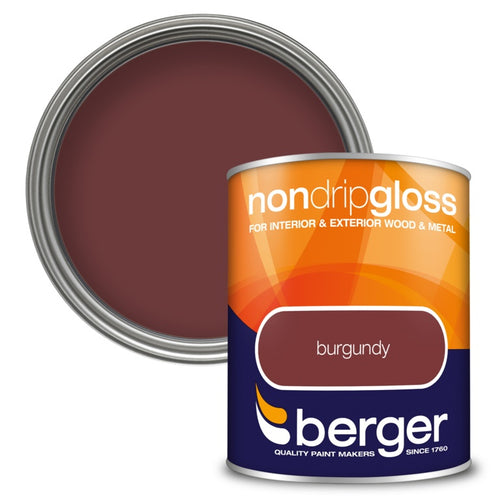 BERGER NON DRIP GLOSS BURGUNDY