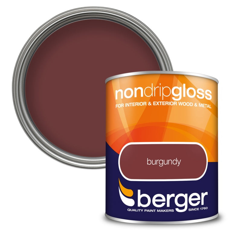 BERGER NON DRIP GLOSS BURGUNDY