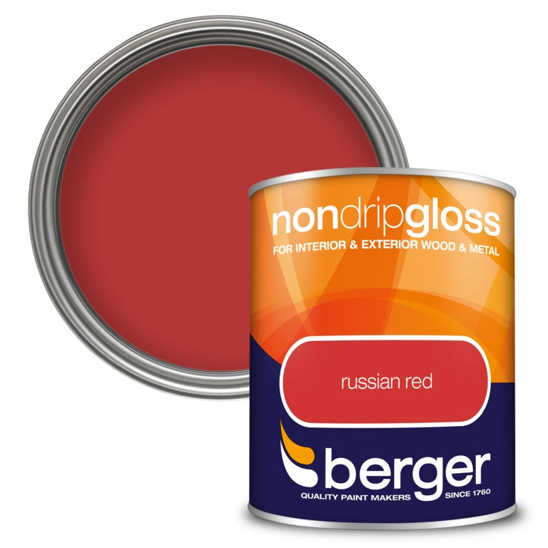 BERGER NON DRIP GLOSS RUSSIAN RED