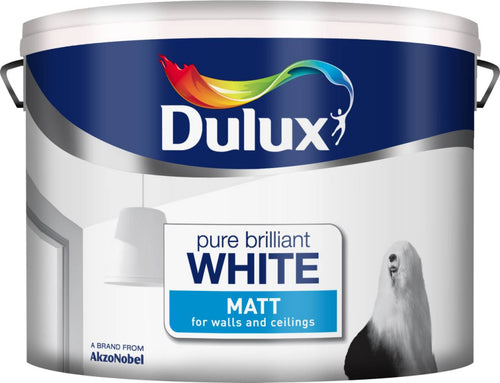 DULUX MATT PURE BRILLIANT WHITE  10LTR