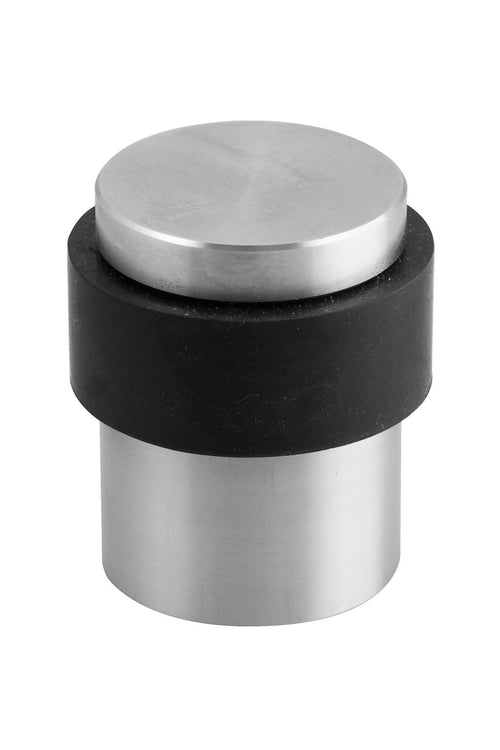 Door Stop Solid Stainless Steel Rubber Buffer Floor