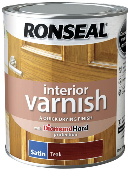 Interior Varnish Satin 750ml  TEAK