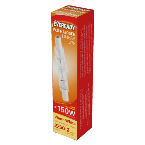 Eco Halogen Linear 220-240v 78mm Boxed