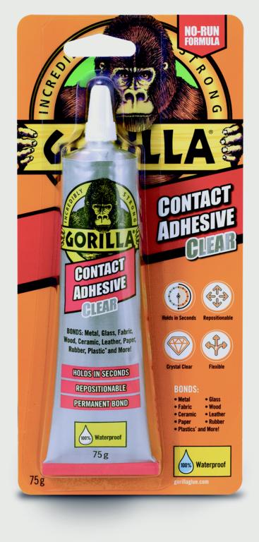 GORILLA GLUE 2144001 GORILA CONTACT ADHESIVE CLEAR