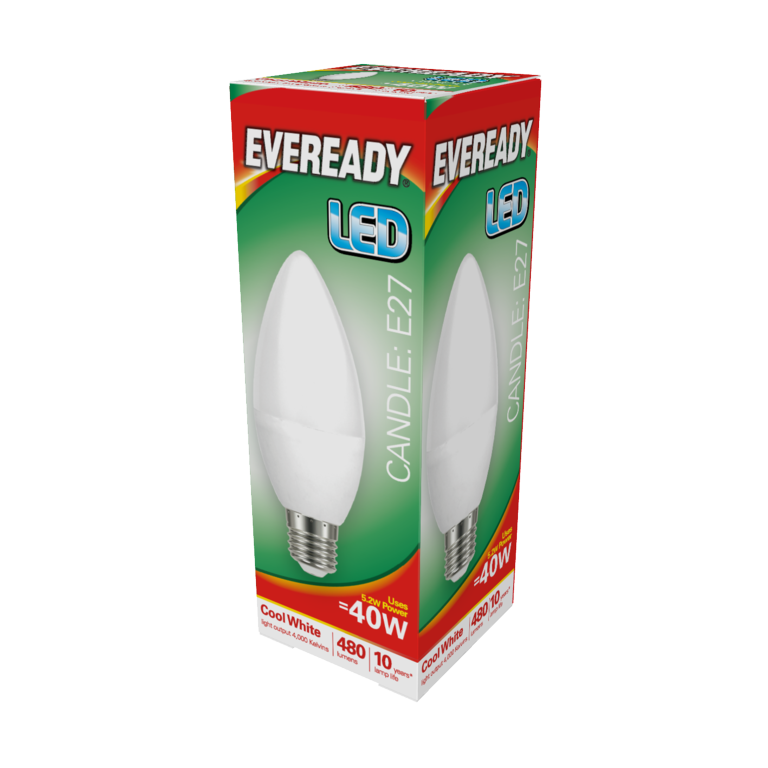 BULBS LED Candle 40W 480lm E27