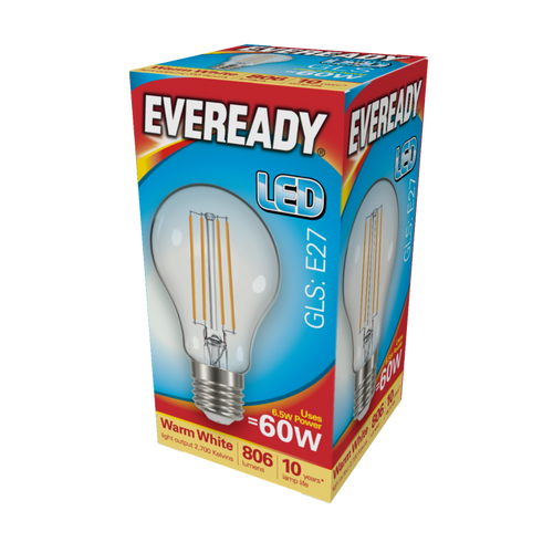 BULBS LED Filament GLS E27 806LM ES