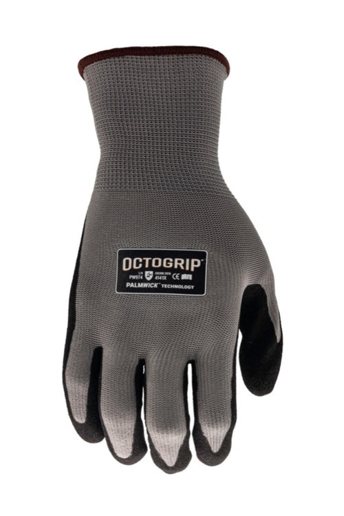 GLOVES  B/NITRILE  OCTOGRIP PW974 L 13G HI FLEX