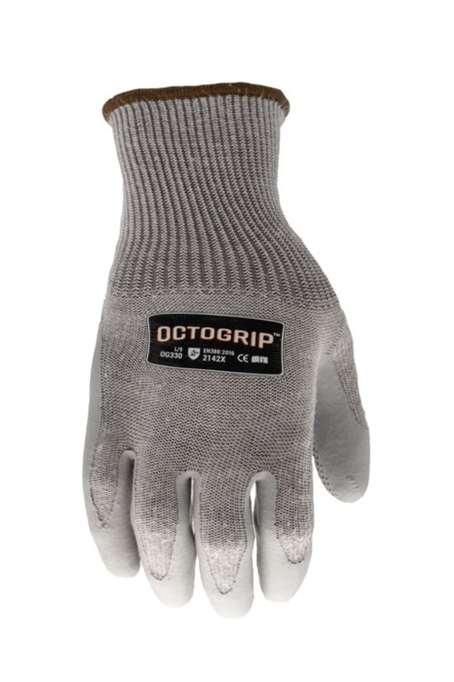 GLOVES  WITH LATEXOCTOGRIP   OG330 L 13G