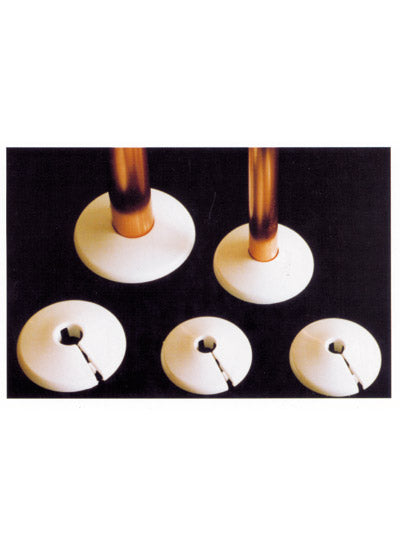 white pipe collar 15mm (single)