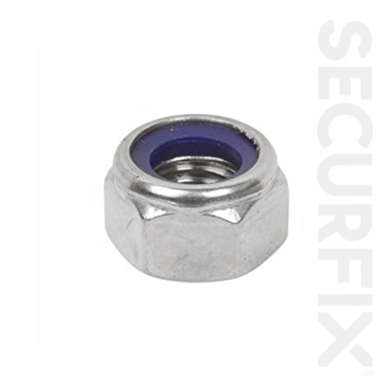 NYLON  LOCKING NUT  10 Pack M12