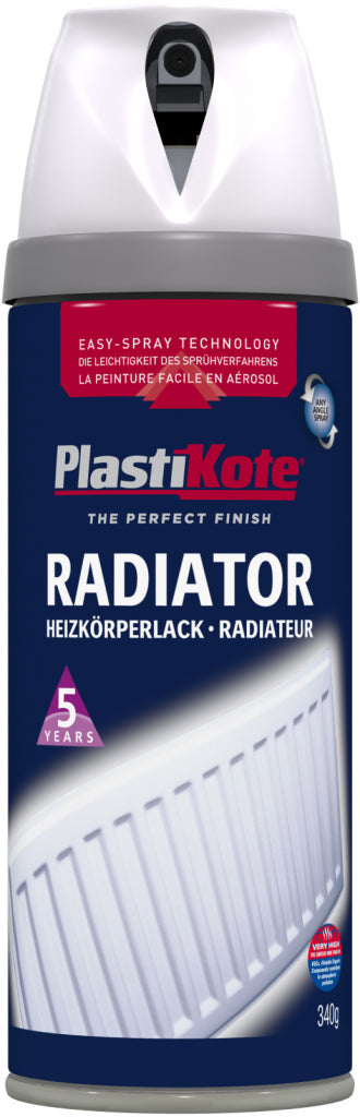 RADIATOR SPRAY SATIN WHITE