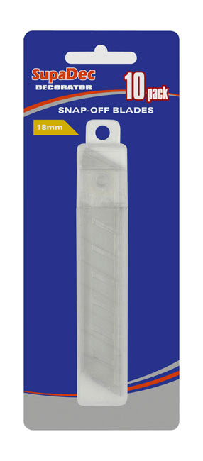 SNAP OFF BLADES  18MM  10PK SD1810