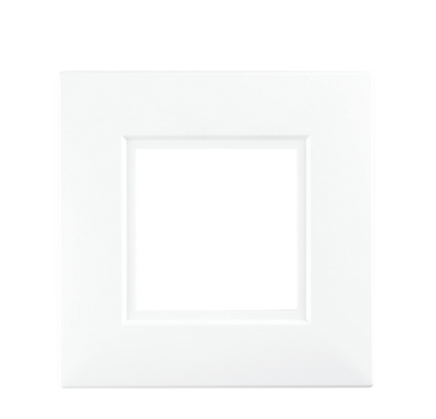 White Finger Plates for Flush Wall Switches Pre-Packed (2)