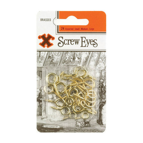 Screw Eyes (24 Assorted)