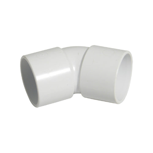 F/plast ABS 135' obt bend 32mm white