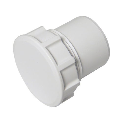 Floplast ABS solvent weld access plug 32mm white WS30