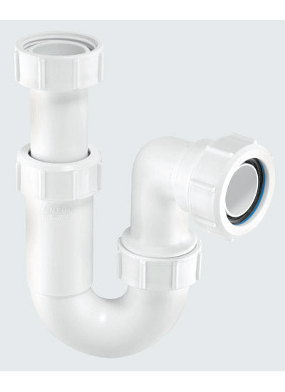 McALPINE adj inlet P trap 1.1/4" ASA10