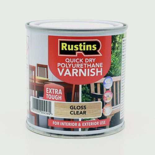 Rustins Polyurethane Gloss Varnish 250ml