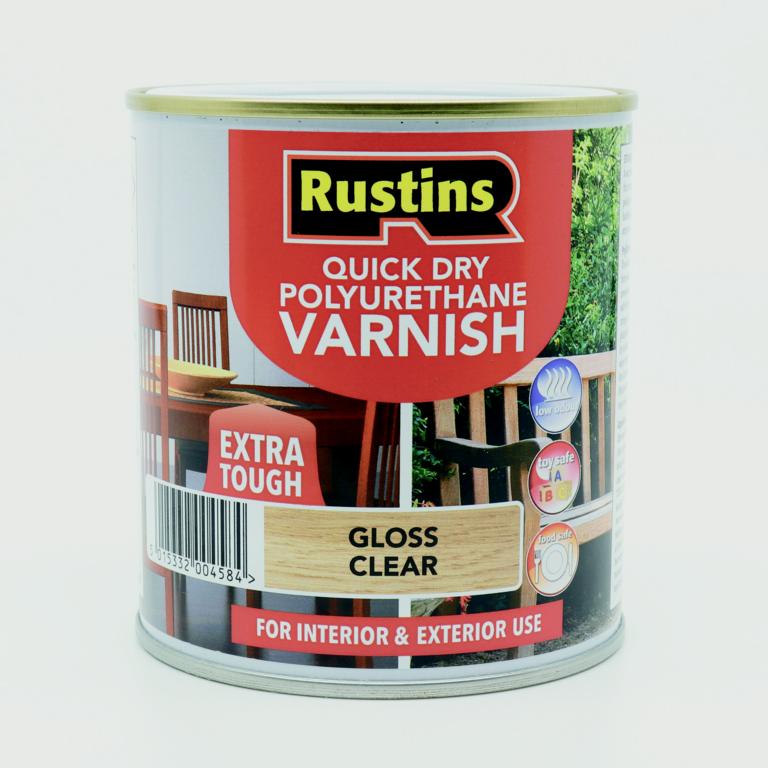Rustins Polyurethane Gloss Varnish 1L