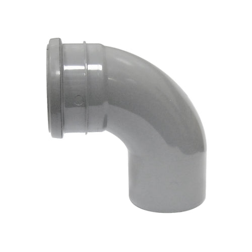 F-P 110mm soil 92.5' skt/spig bend grey