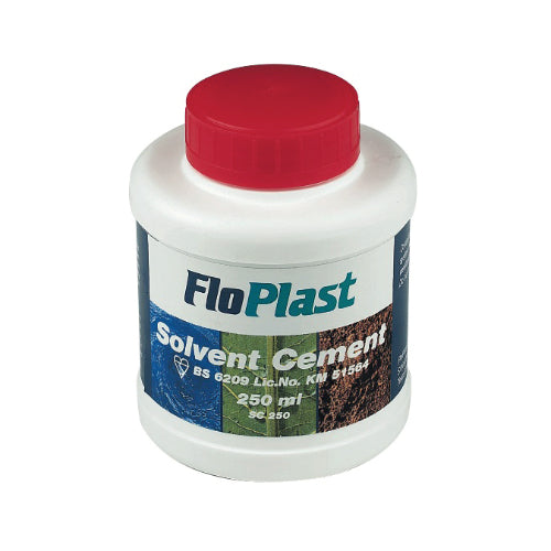 FLOPLAST solvent cement BS6209 250ml