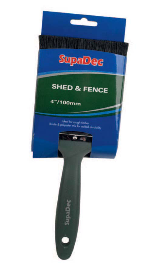 PAINT  DECSF4 SHED+FENCE BRUSH 4"