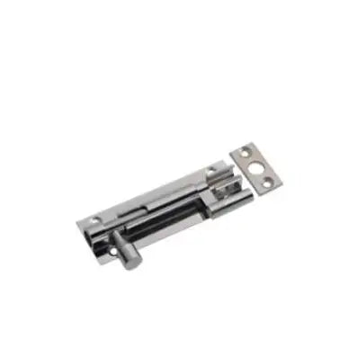 Door Bolt Chrome 3-inch Cranked