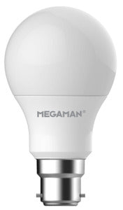 BULBS MEGAMAN LED B22  8.6w DAY LIGHT