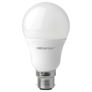BULBS MEGAMAN LED B22 C/W BC 8.6W
