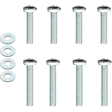 SCREW TV MINTING SCREW+WASHERZP  M5X30MM  (4 pack)