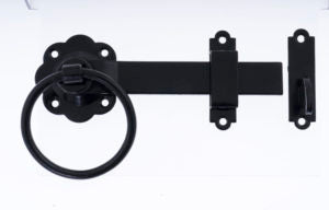 Gate Latch Set BLK 152mm