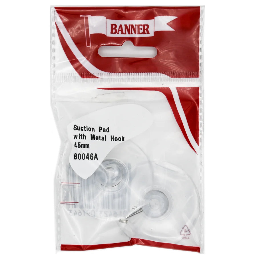 Suction Pad with Metal Hook 45mm