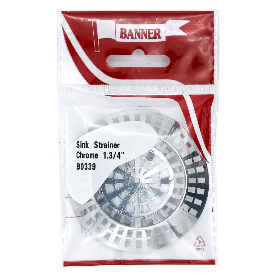 Sink Strainer Chrome 1.3/4-inch