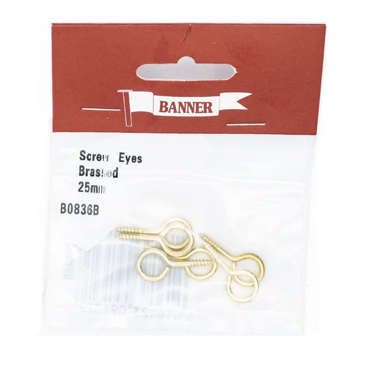 Screw Eyes 25mm EB
