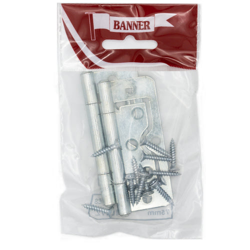 Flush Hinges ZP 75mm
