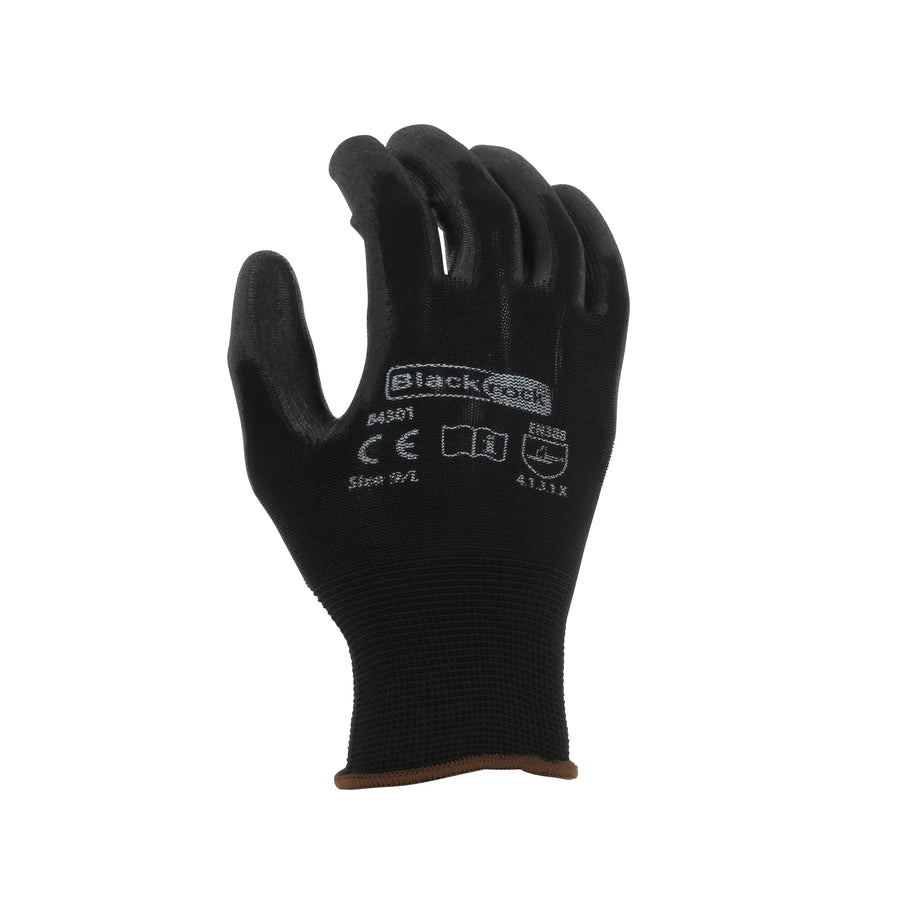 BLACKROCK PU L/WEIGHT GRIPPER GLOVES  SIZE  8