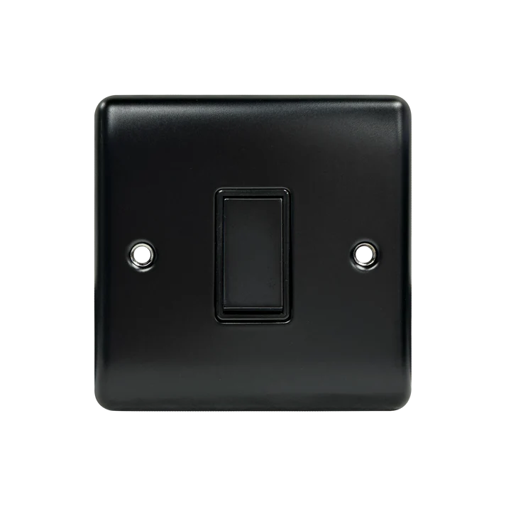 1G 2Way 10A Switch Matt Black